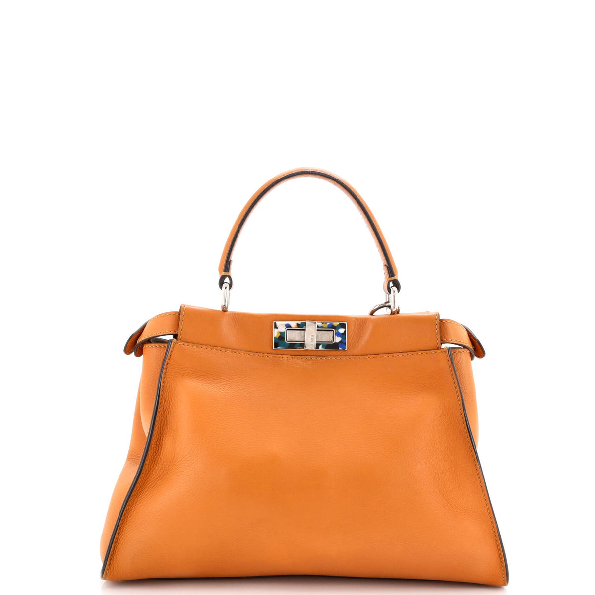 Peekaboo Bag Leather with Plexiglass Detail Regular