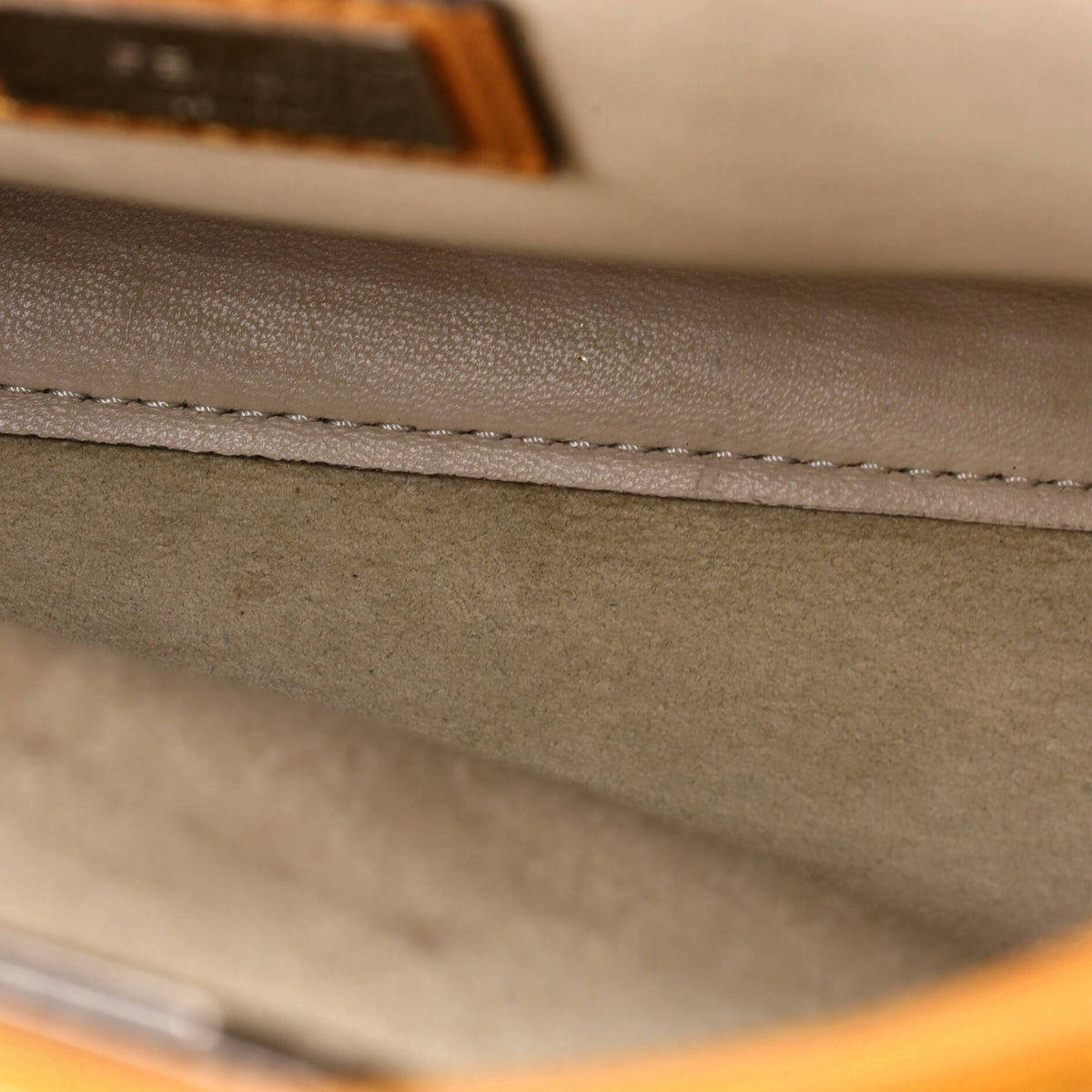 Peekaboo Bag Leather with Plexiglass Detail Regular
