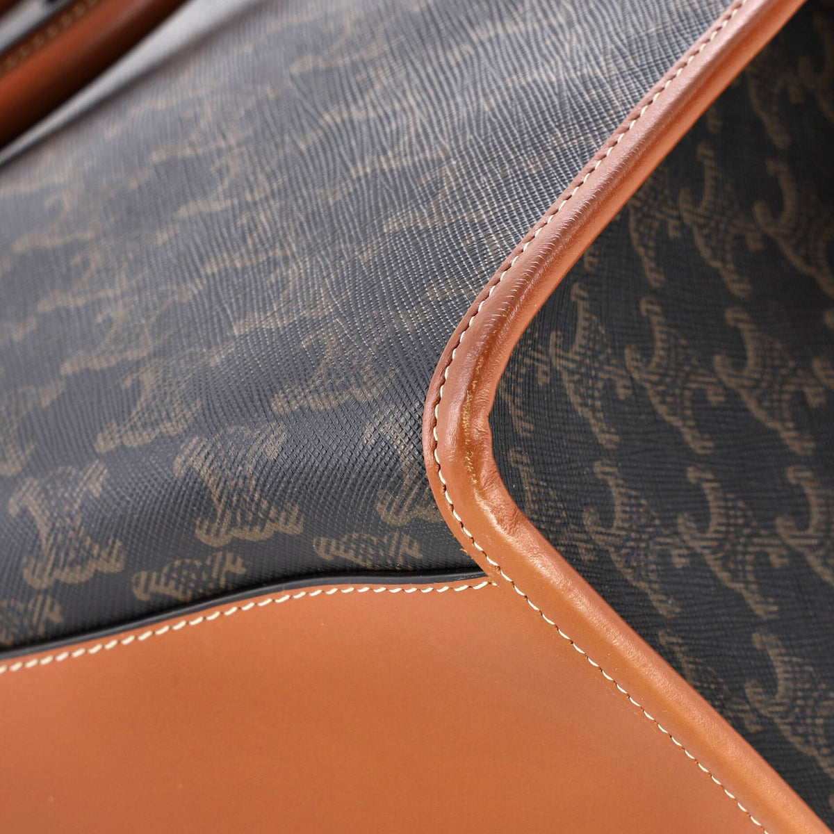 Horizontal Cabas Tote Triomphe Coated Canvas