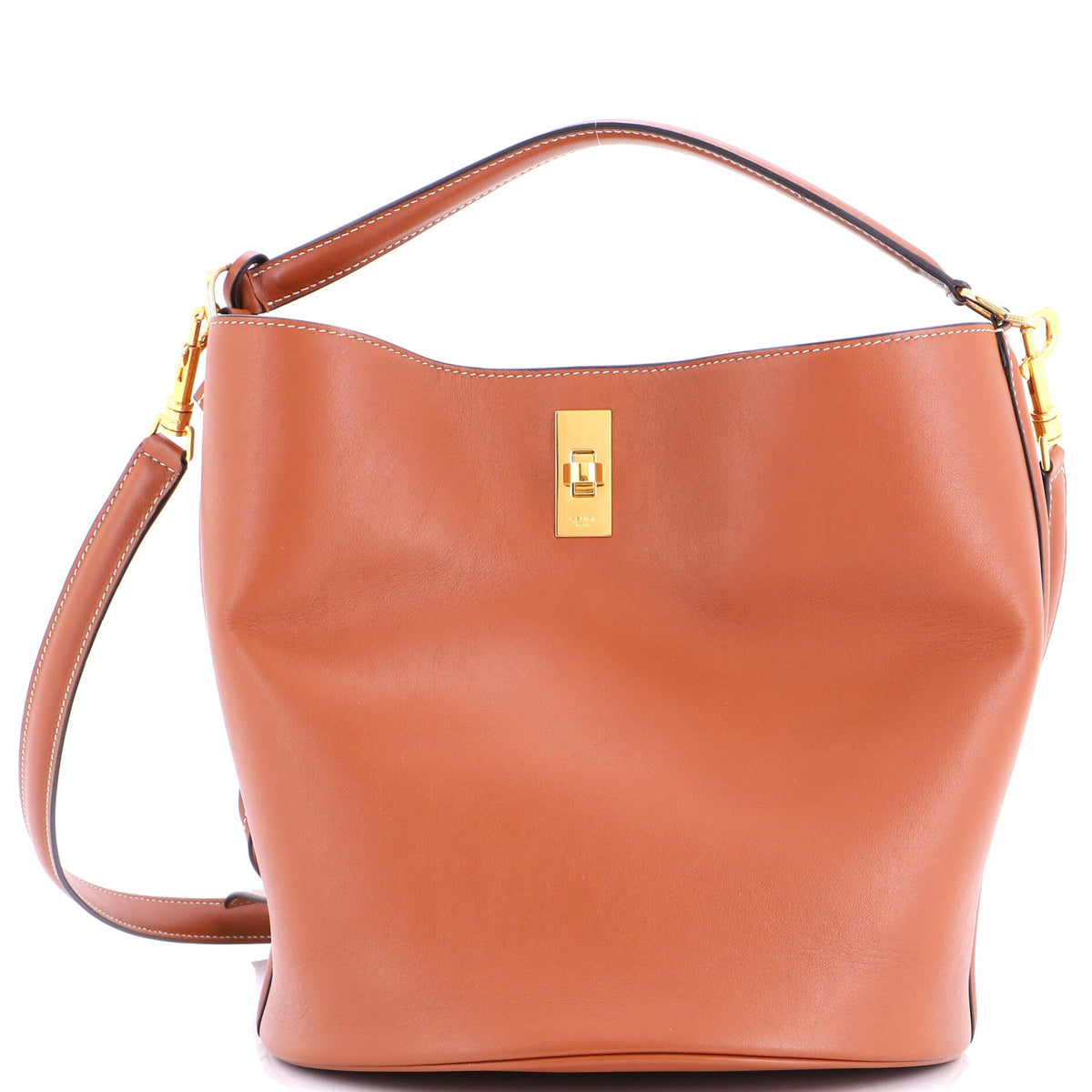 Bucket 16 Bag Leather