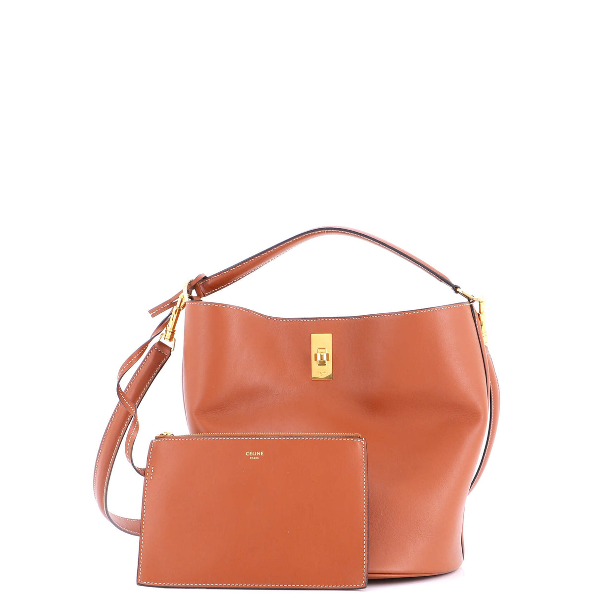 Bucket 16 Bag Leather
