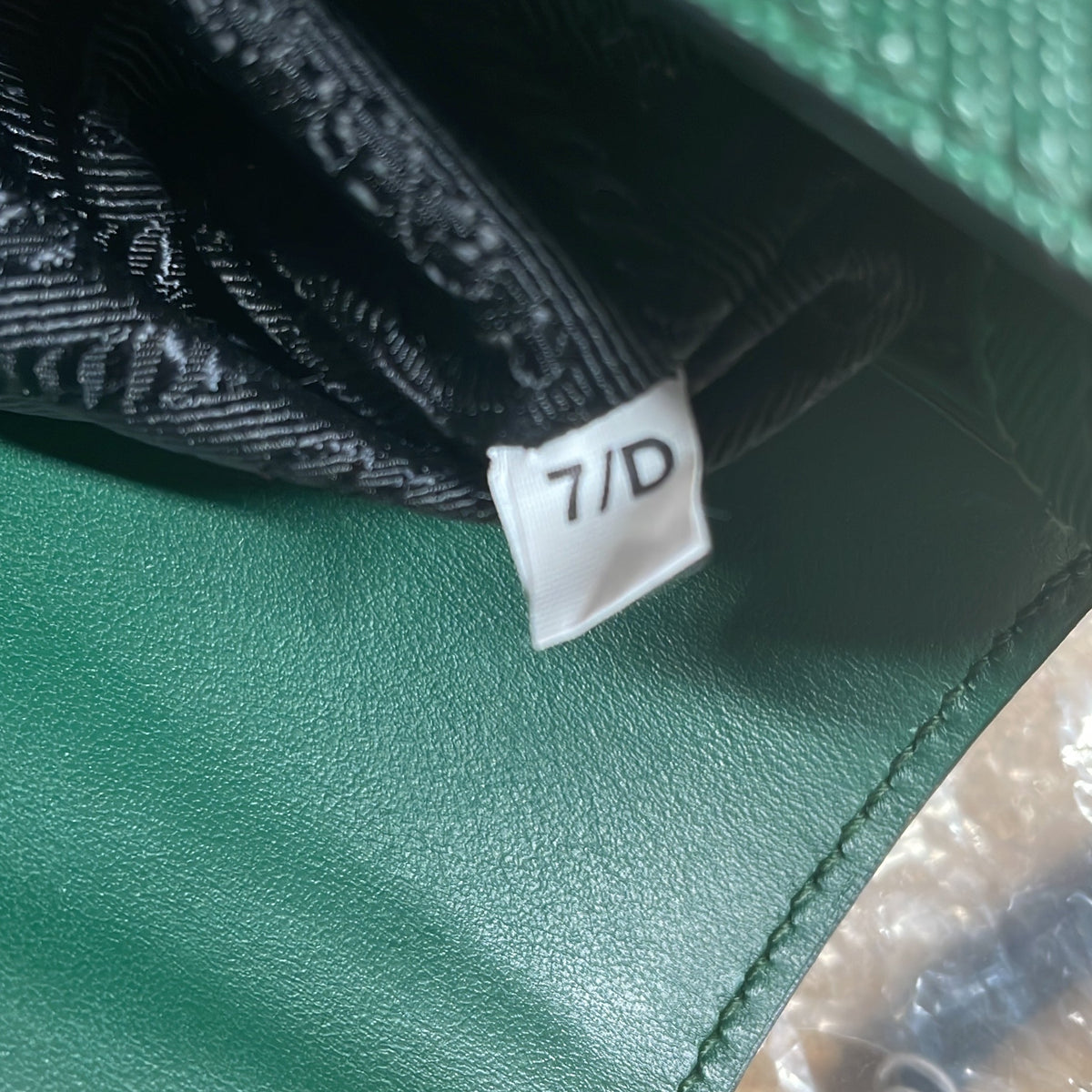 Embleme Flap Bag Saffiano Leather Small