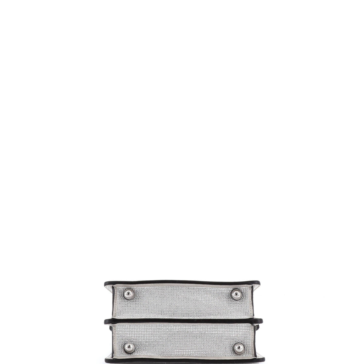 Peekaboo ISeeU Bag Zucca Crystal Embellished Suede Petite