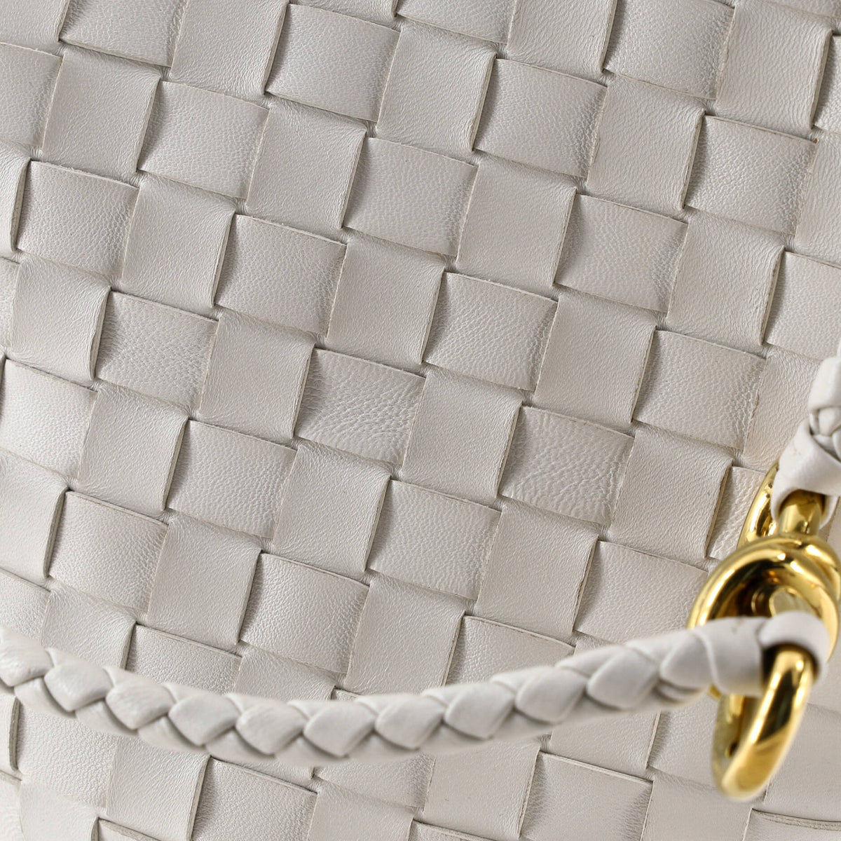 Andiamo East West Top Handle Bag Intrecciato Nappa Small