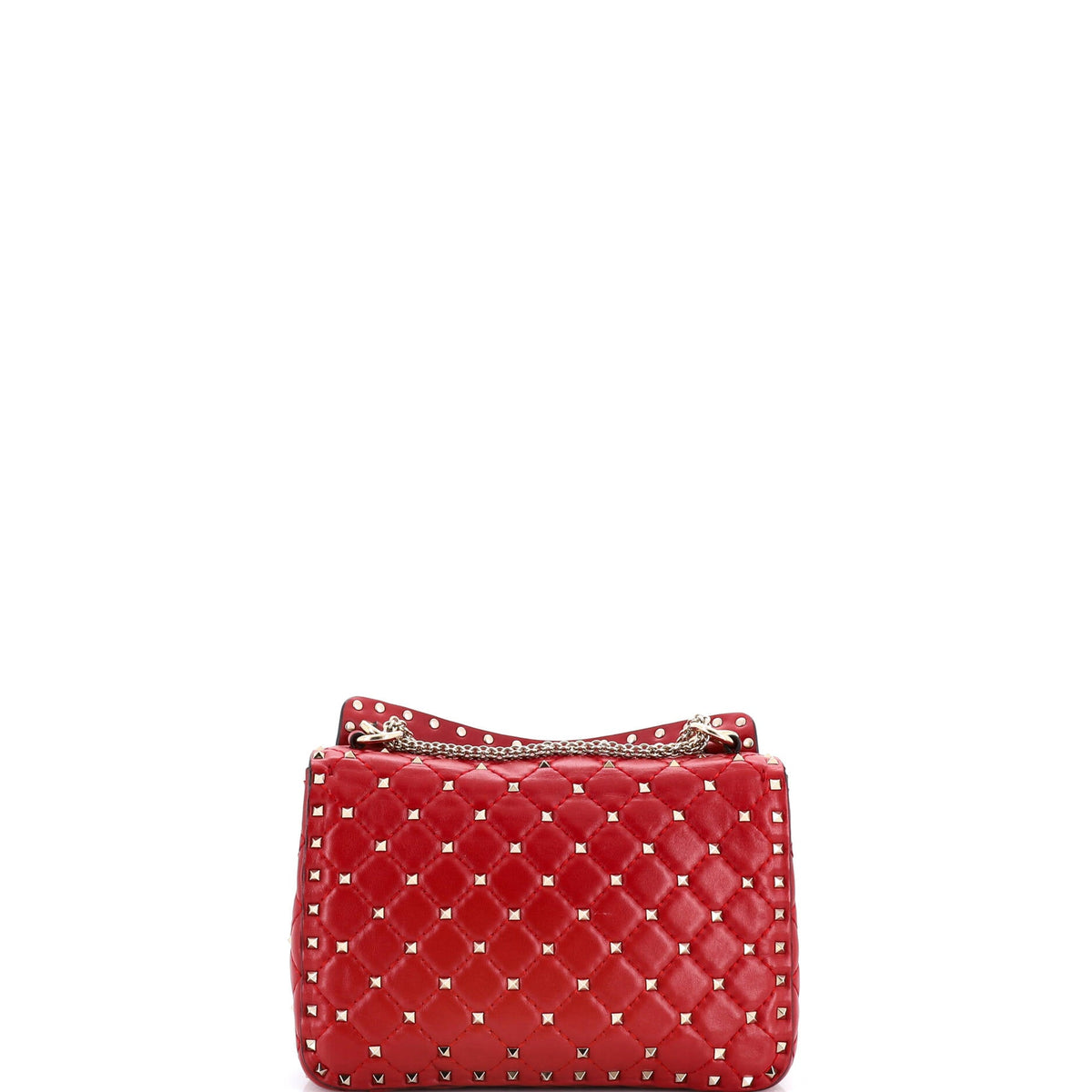 Rockstud Spike Flap Bag Quilted Leather Medium
