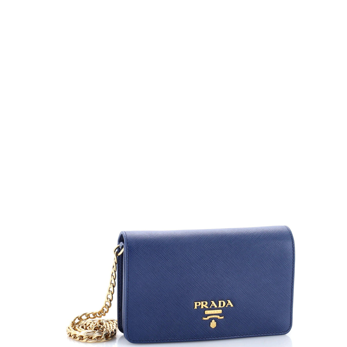 Chain Wallet Crossbody Saffiano Leather