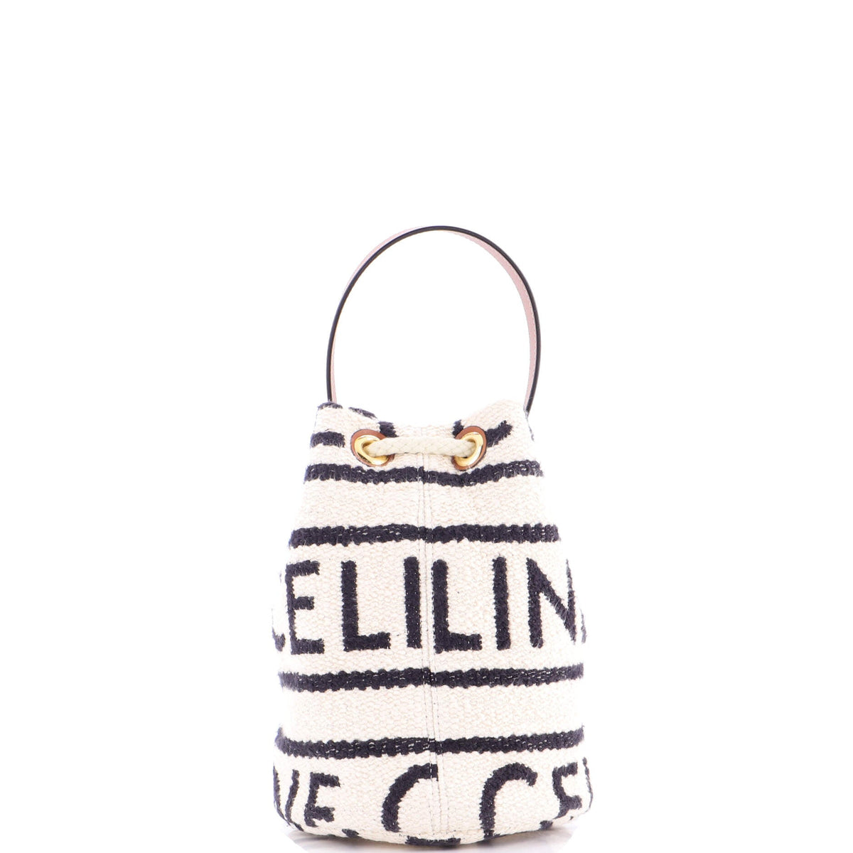 Drawstring Bucket Bag Logo All Over Textile Teen