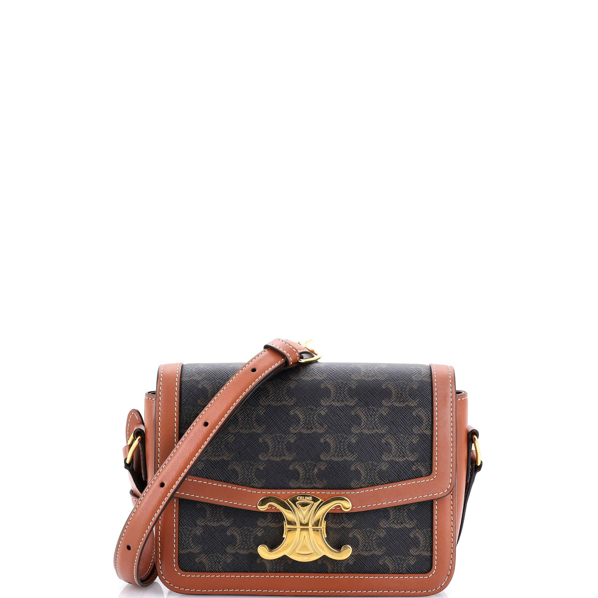 Triomphe Shoulder Bag Triomphe Coated Canvas Teen