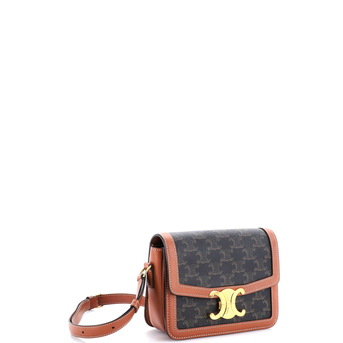 Triomphe Shoulder Bag Triomphe Coated Canvas Teen