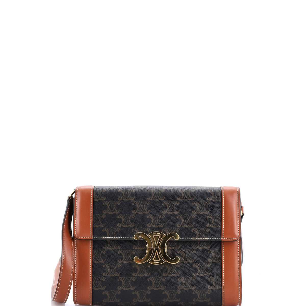 Triomphe Crossbody Bag Triomphe Coated Canvas Small