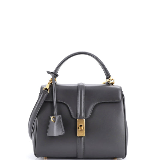 16 Top Handle Bag Smooth Calfskin Small