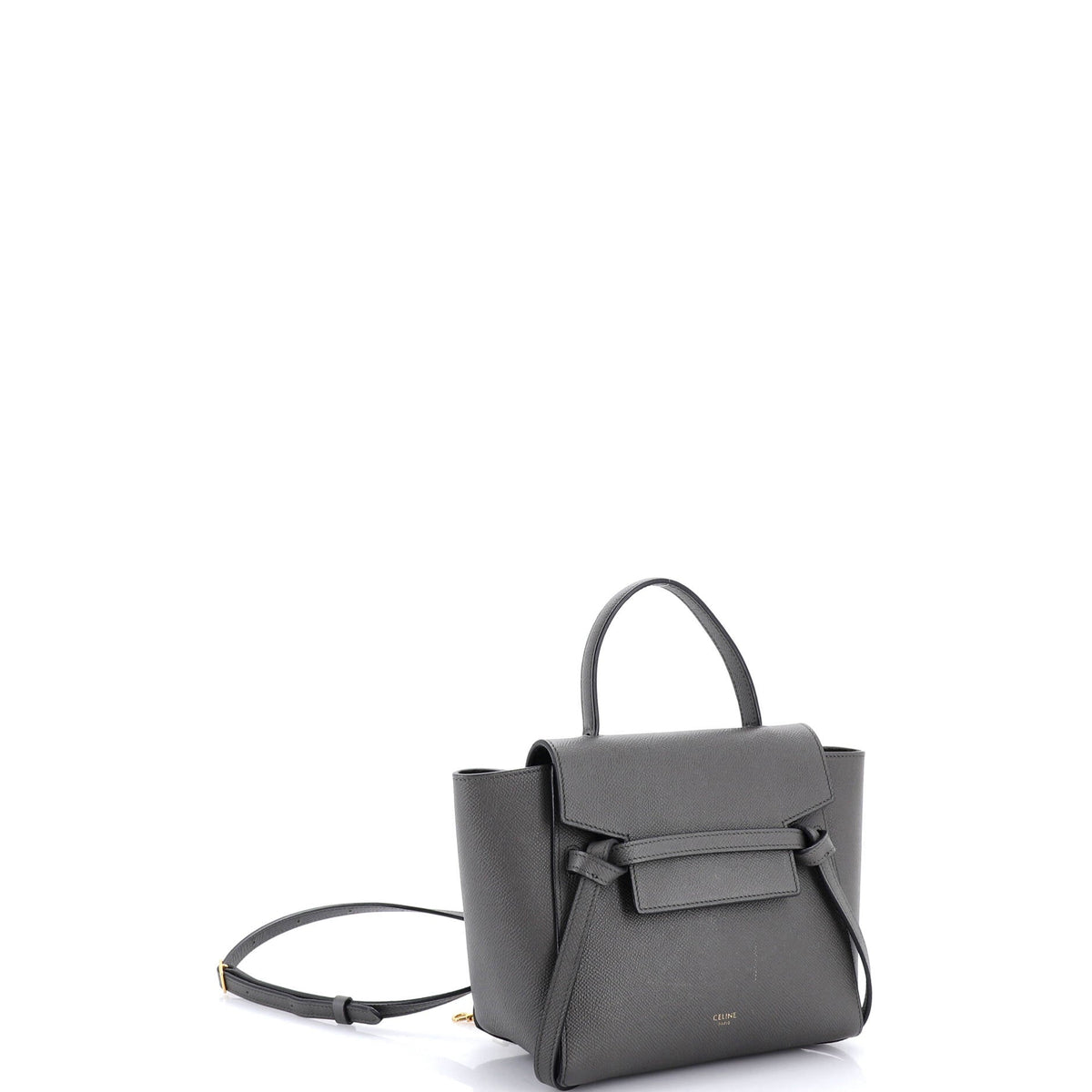 Belt Bag Textured Leather Nano