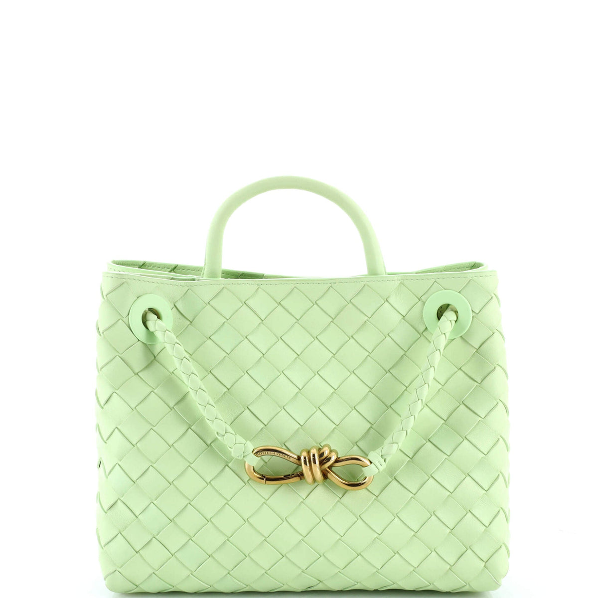 Andiamo Top Handle Bag Intrecciato Nappa Small