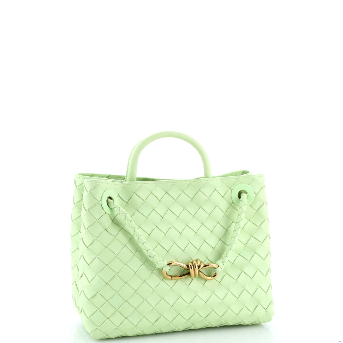 Andiamo Top Handle Bag Intrecciato Nappa Small