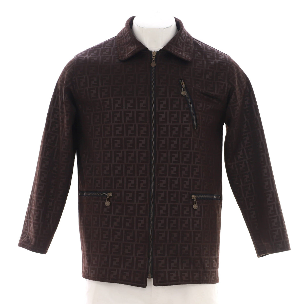 Men's Vintage Reversible Zip Up Jacket Zucca Cotton