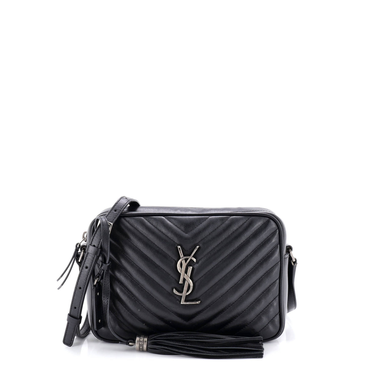 Lou Camera Bag Matelasse Chevron Leather Small