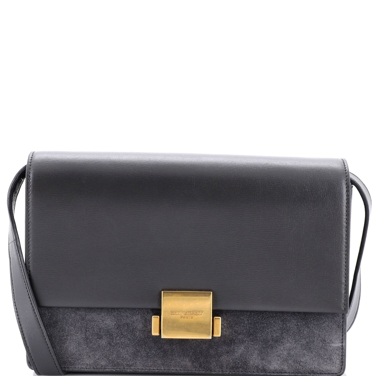 Bellechasse Shoulder Bag Suede and Leather Medium