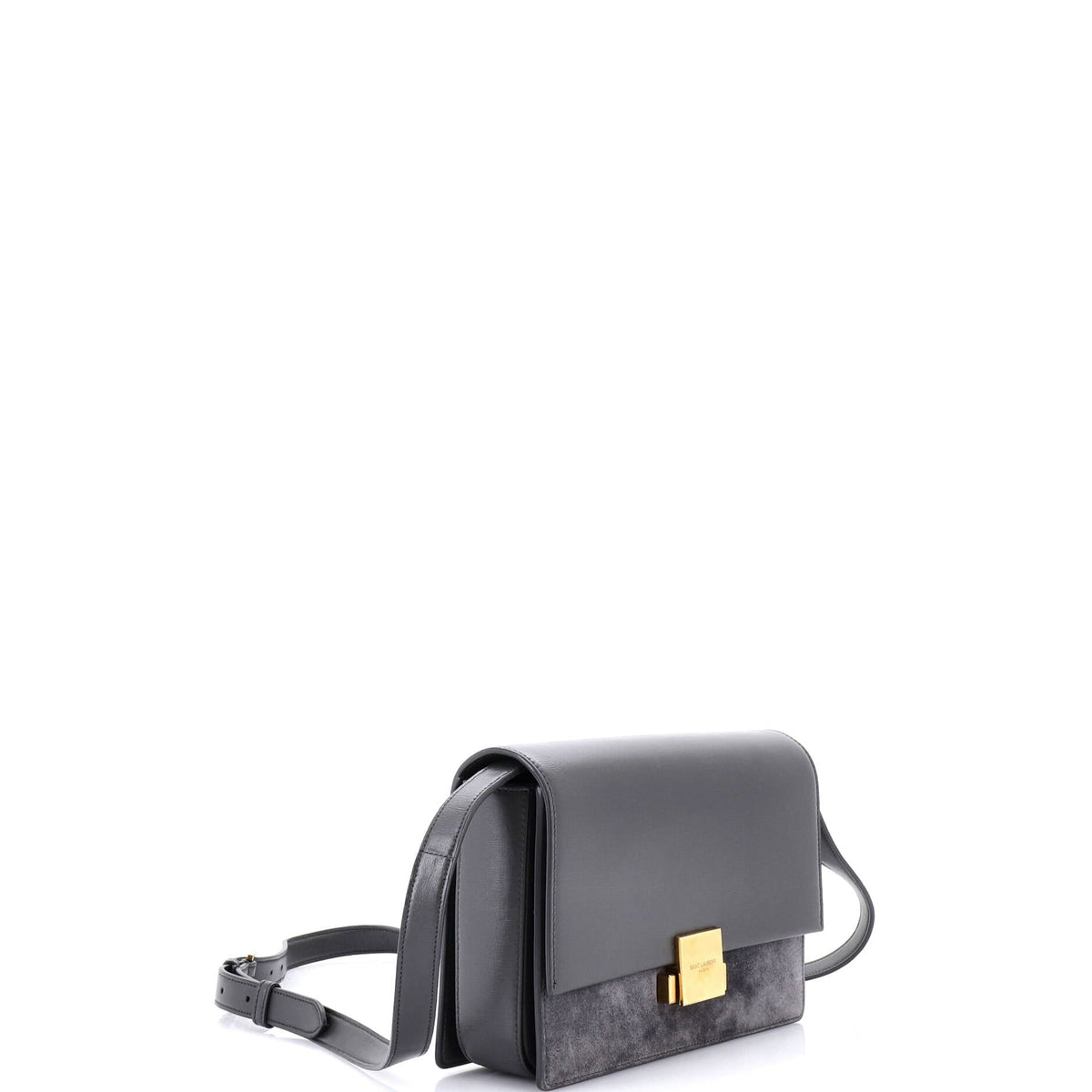 Bellechasse Shoulder Bag Suede and Leather Medium