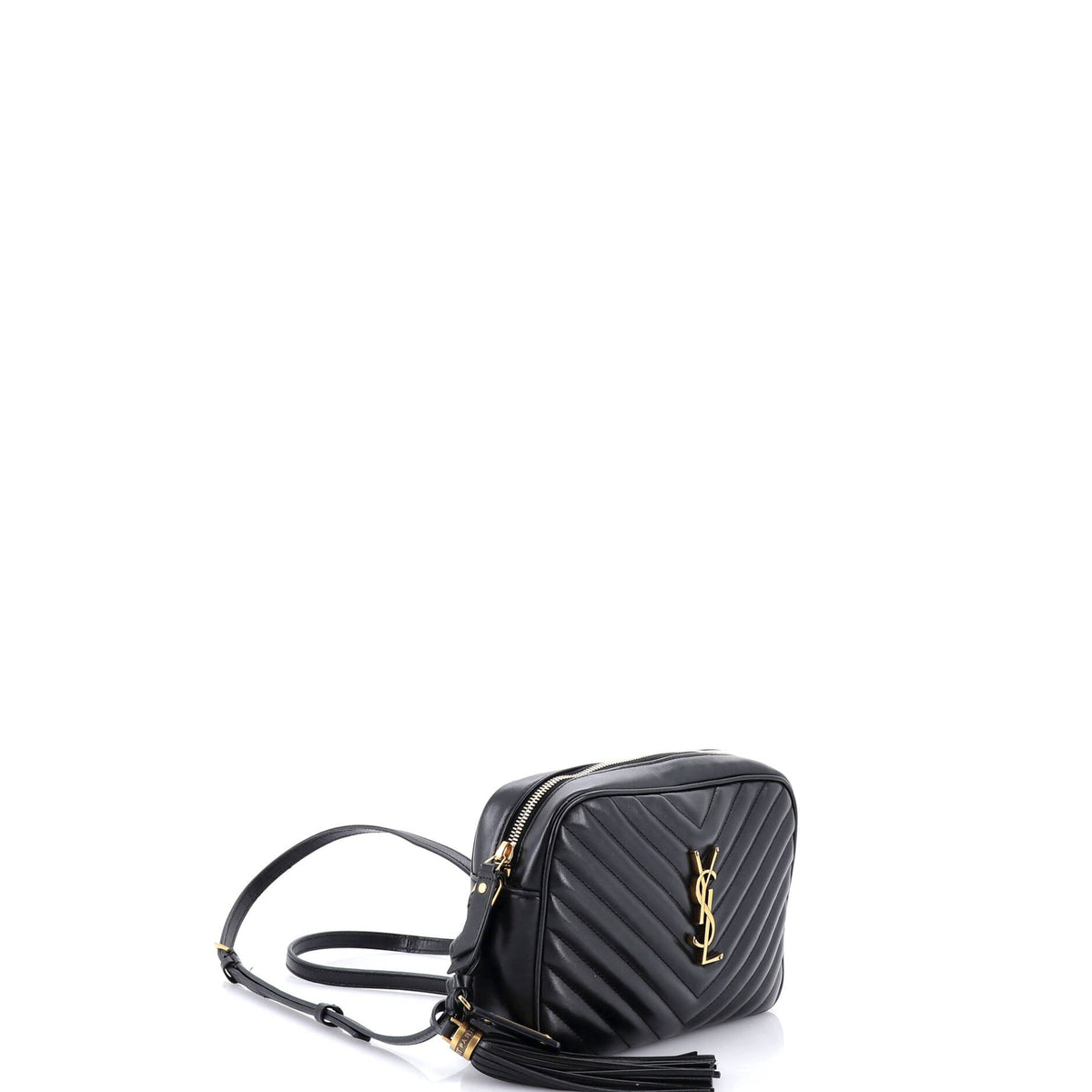Lou Camera Bag Matelasse Chevron Leather Small