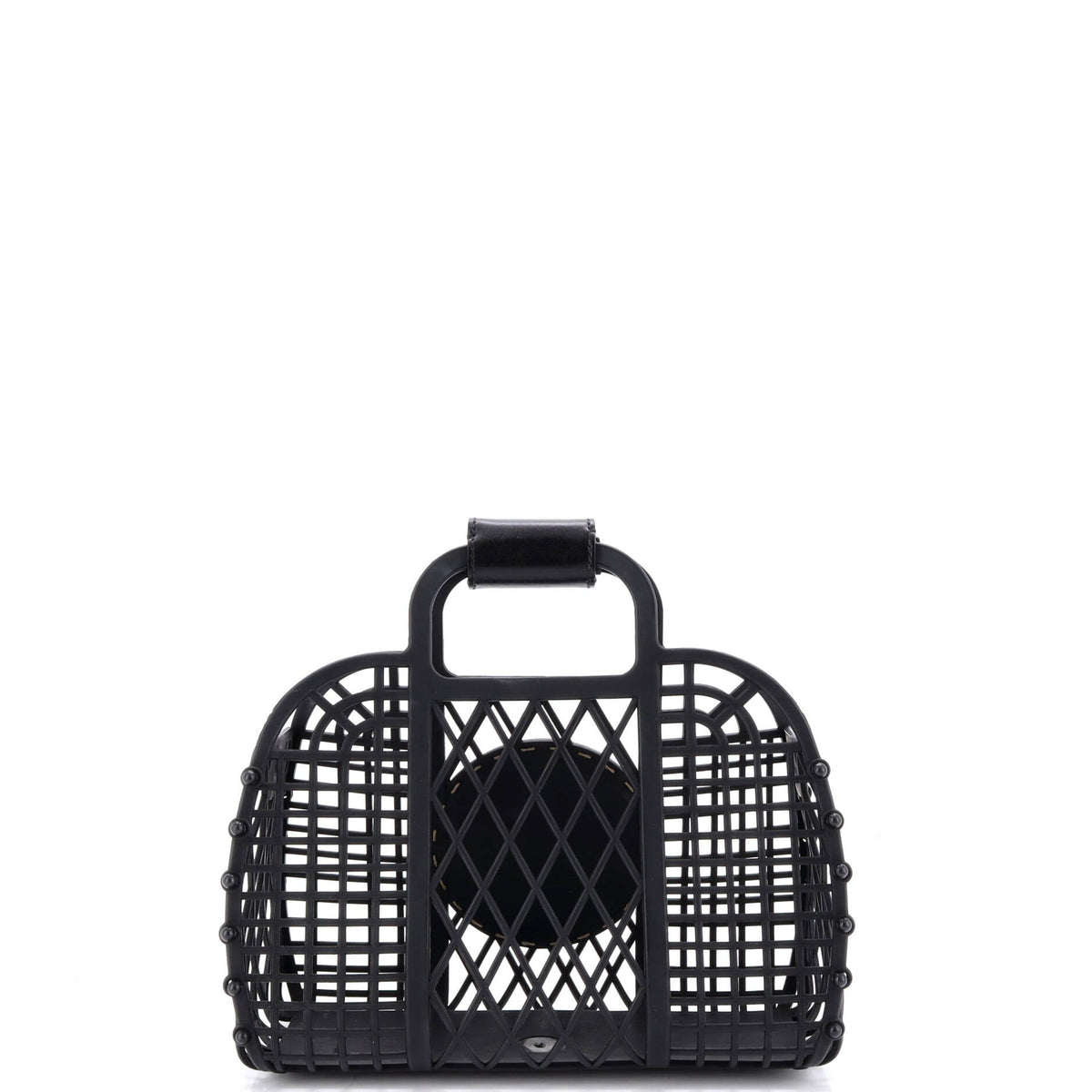 FF Logo Stamp Basket Tote PVC Small