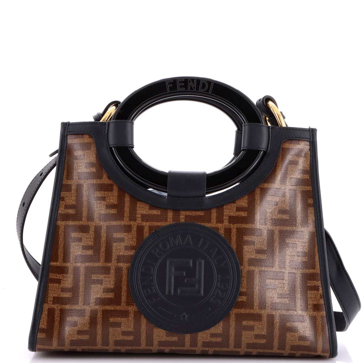 Runaway Shopper Tote Zucca Coated Canvas Small