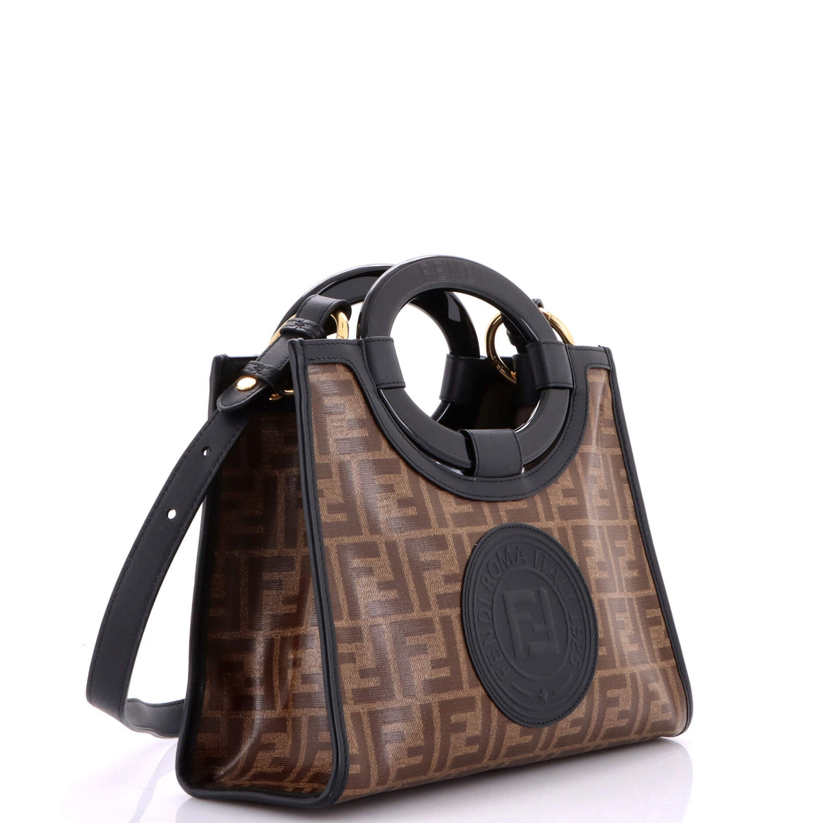 Runaway Shopper Tote Zucca Coated Canvas Small