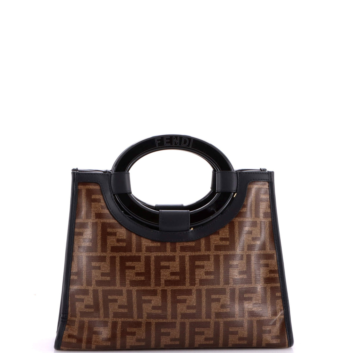 Runaway Shopper Tote Zucca Coated Canvas Small