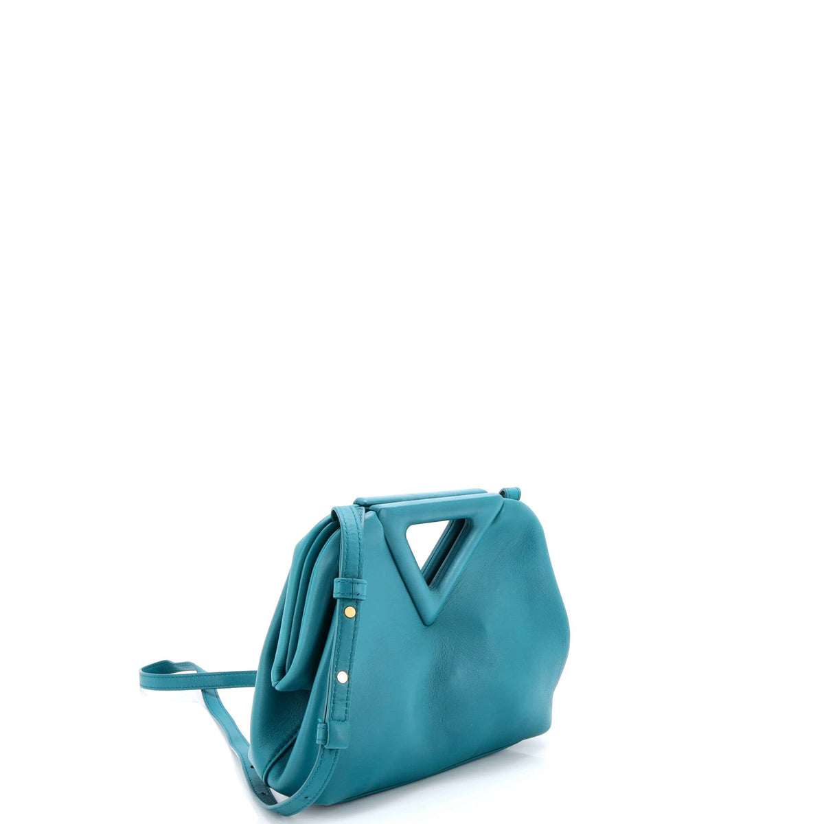 Point Shoulder Bag Leather Small