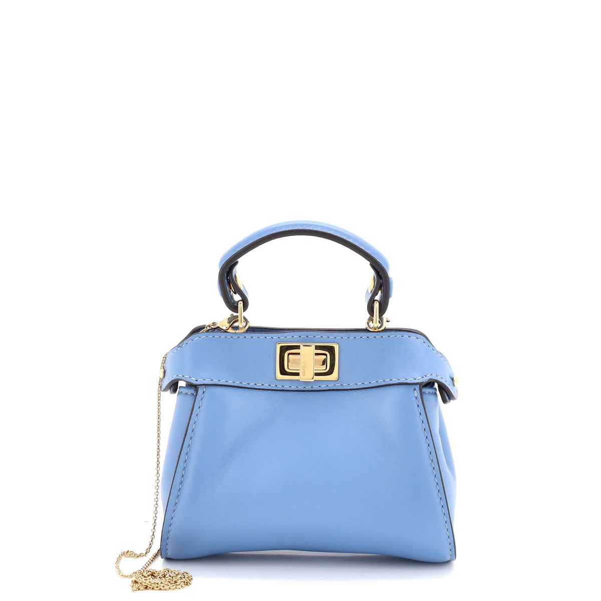 Peekaboo Bag Leather Nano