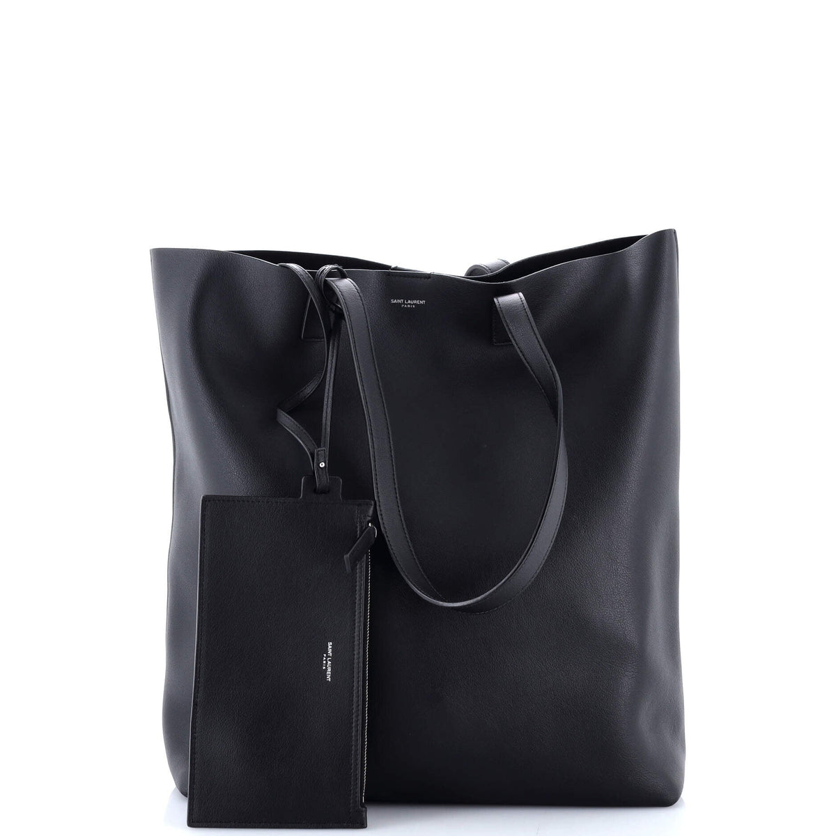 Shopper Tote Leather Tall
