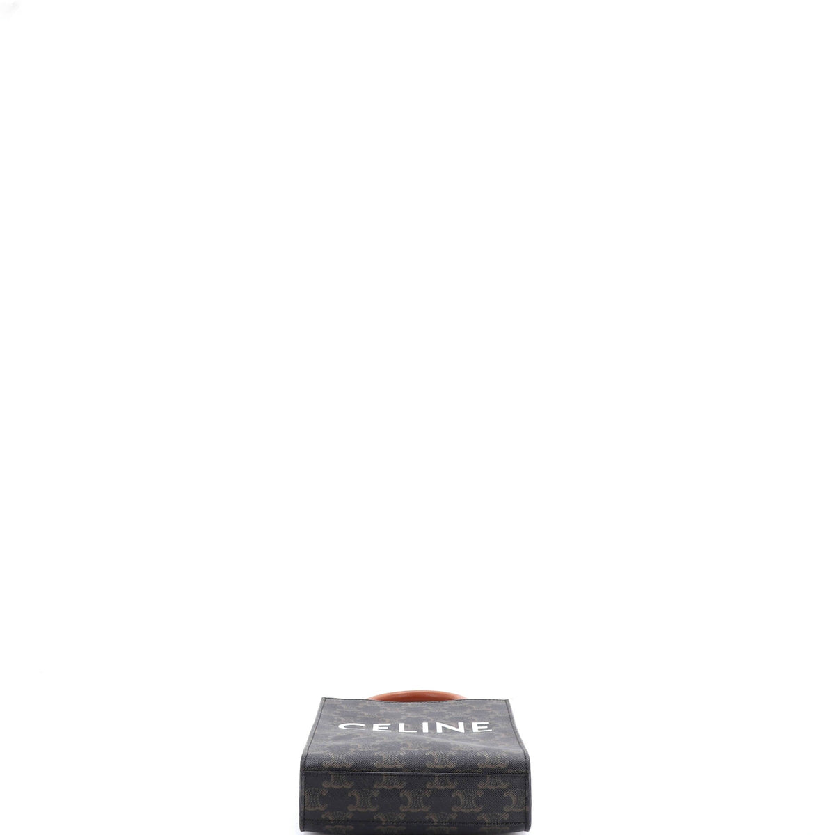 Vertical Cabas Tote Triomphe Coated Canvas Mini