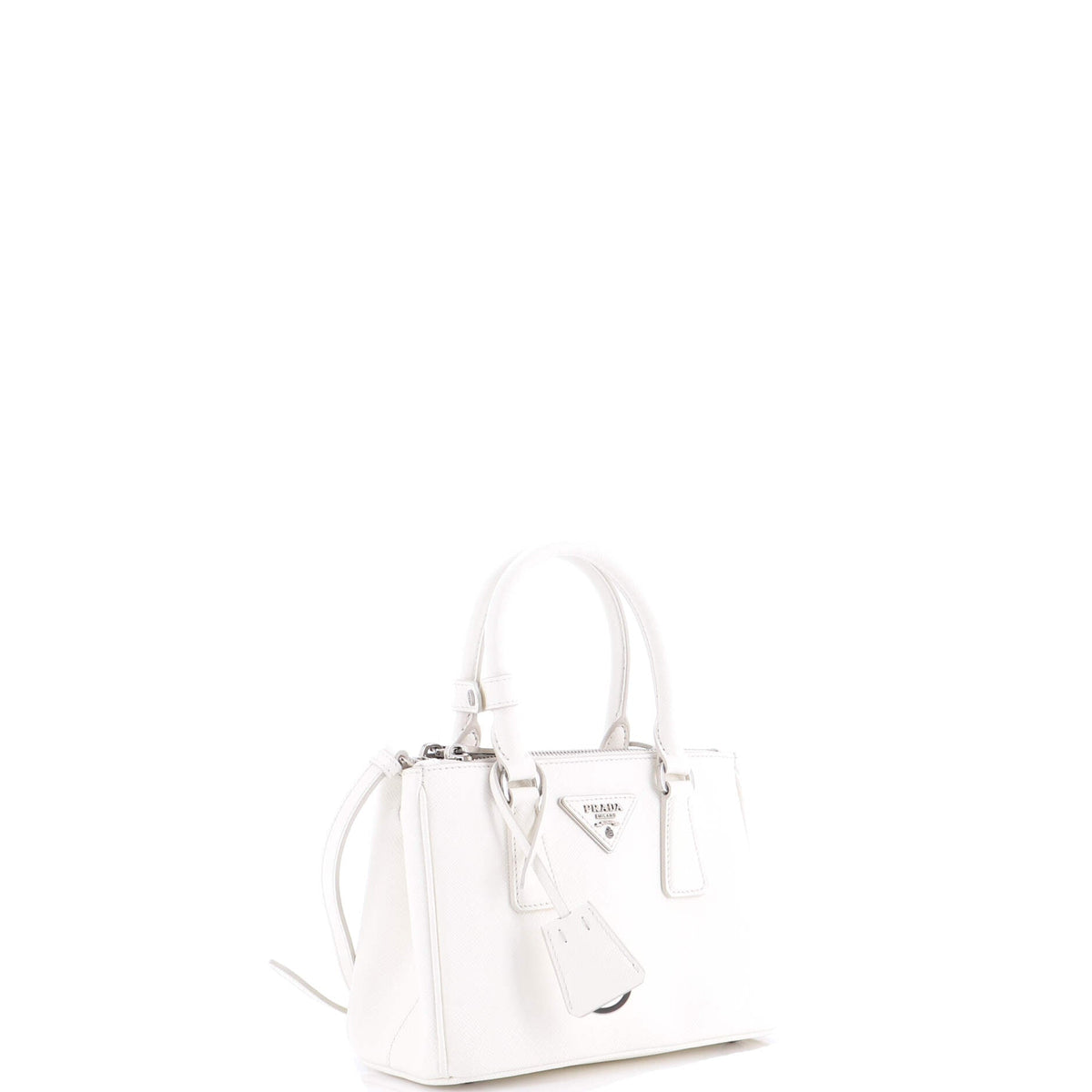 Galleria Double Zip Tote Saffiano Leather Mini