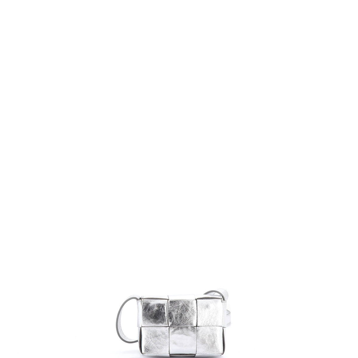 Cassette Crossbody Bag Maxi Intrecciato Leather Extra Mini