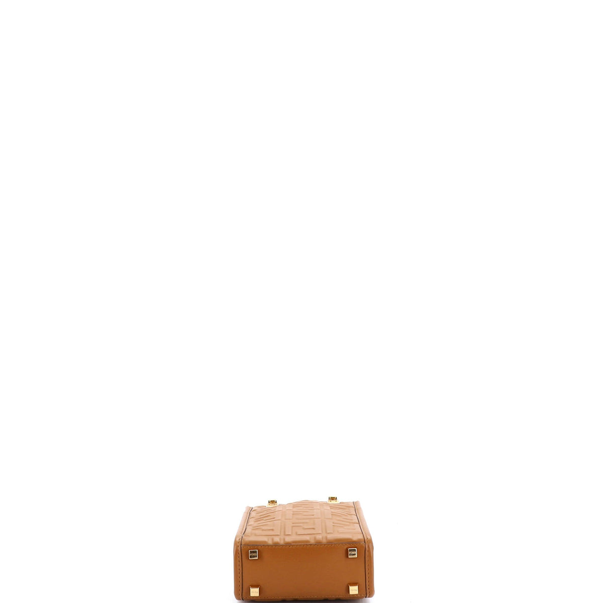 Sunshine Shopper Tote Zucca Embossed Leather Mini