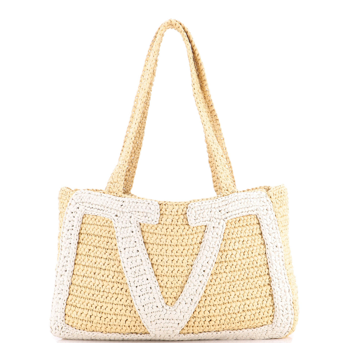Superstar Shopping Tote Raffia Medium