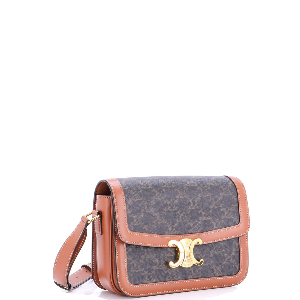 Triomphe Shoulder Bag Triomphe Coated Canvas Medium