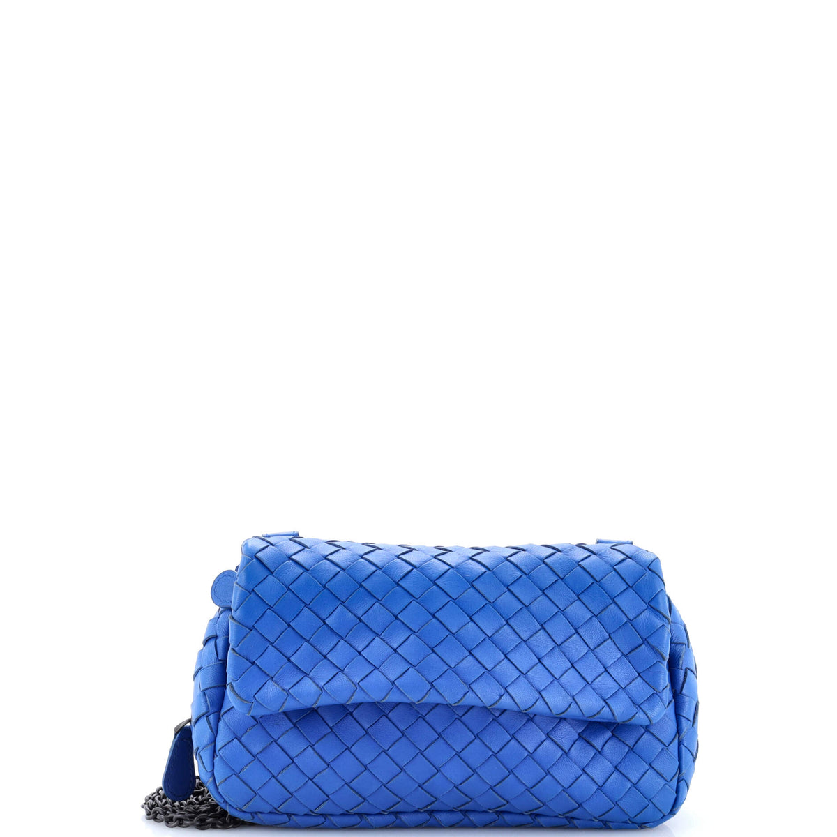 Expandable Chain Crossbody Bag Intrecciato Nappa Small