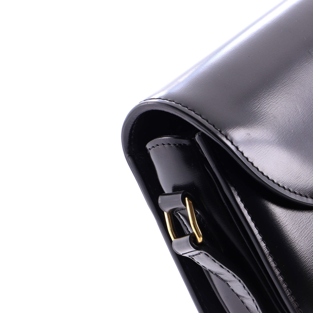 Triomphe Besace Clea Flap Bag Leather