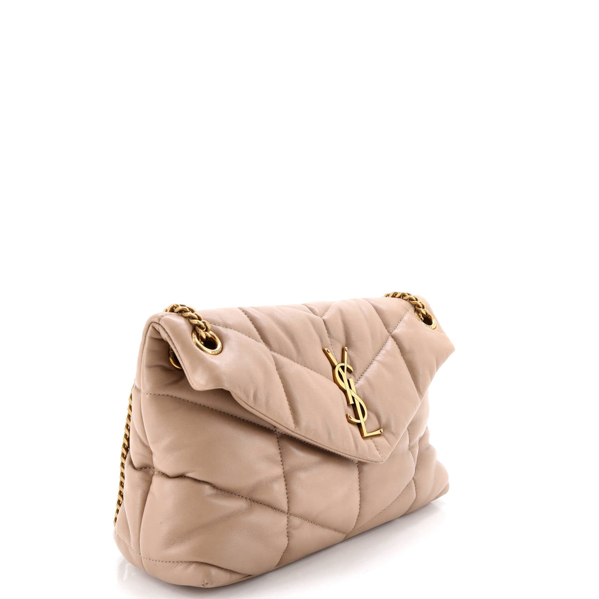 Loulou Puffer Shoulder Bag Quilted Leather Small