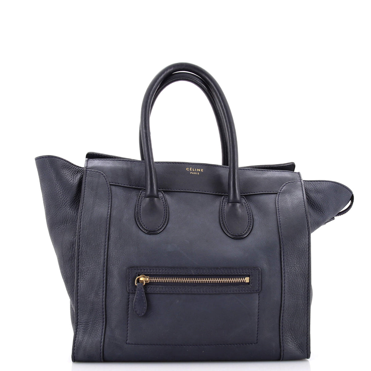 Luggage Bag Grainy Leather Mini