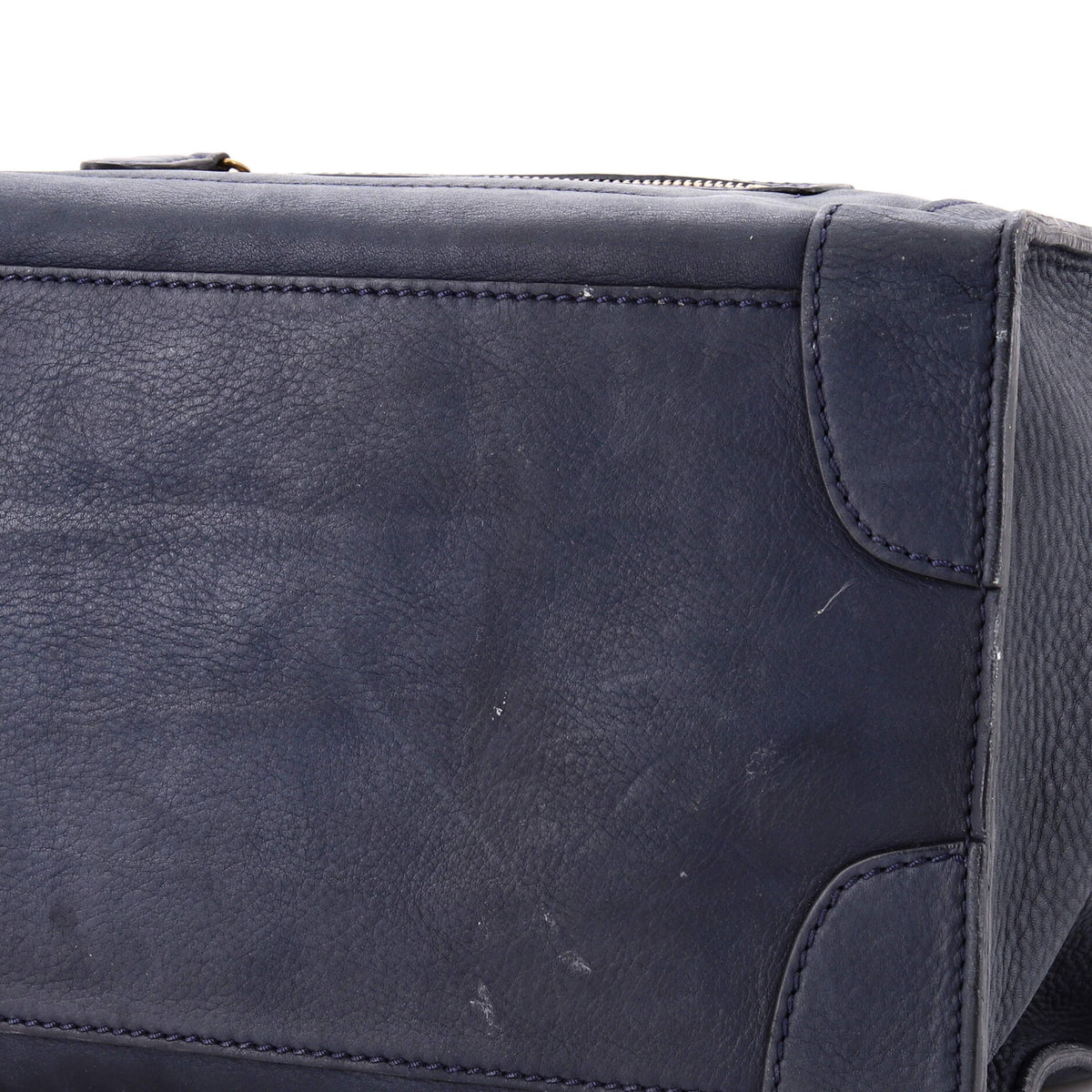 Luggage Bag Grainy Leather Mini
