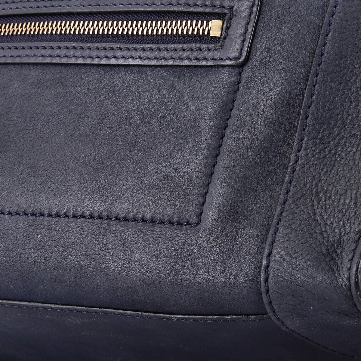 Luggage Bag Grainy Leather Mini
