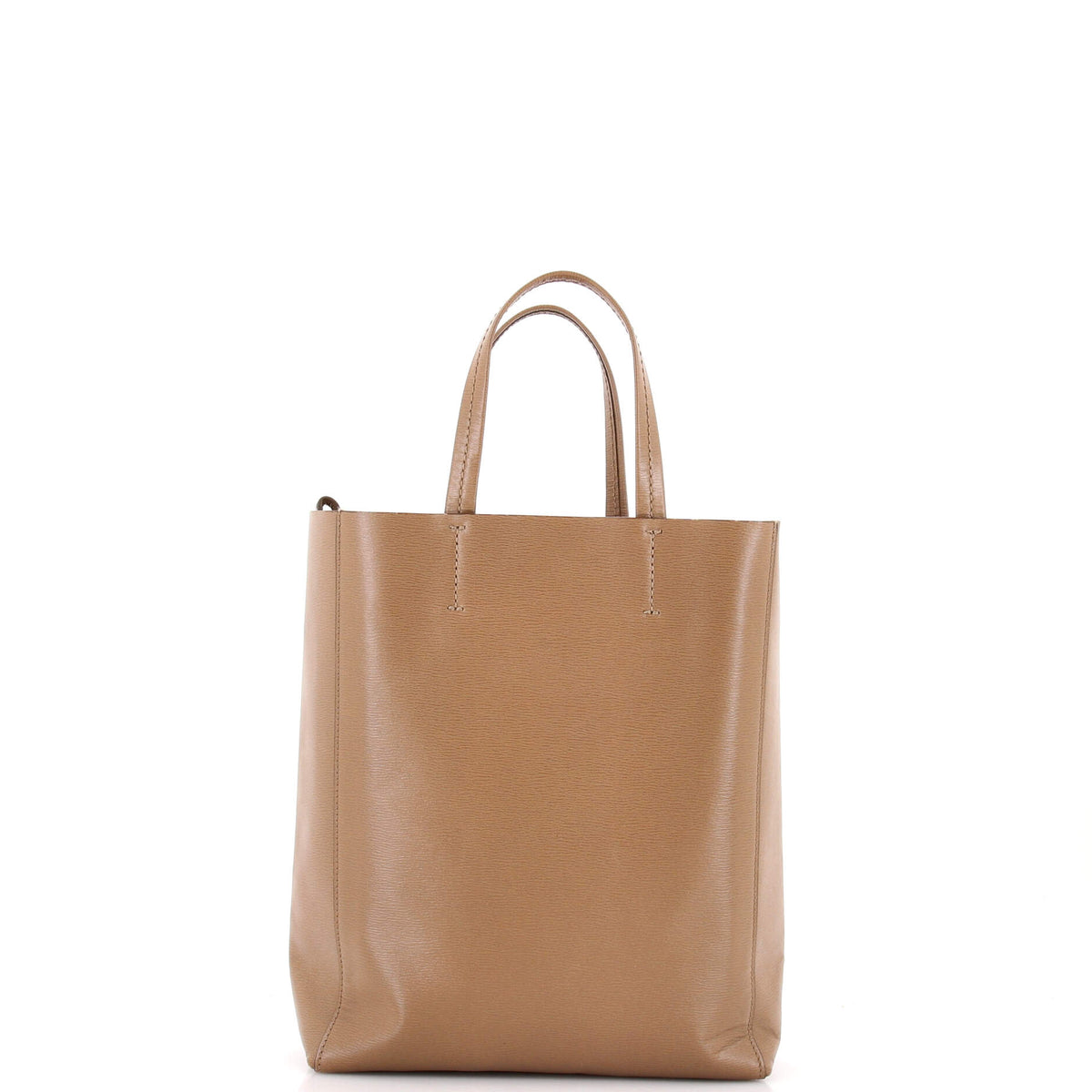Vertical Cabas Tote Grained Calfskin Small