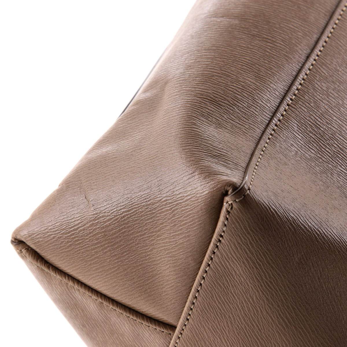 Vertical Cabas Tote Grained Calfskin Small