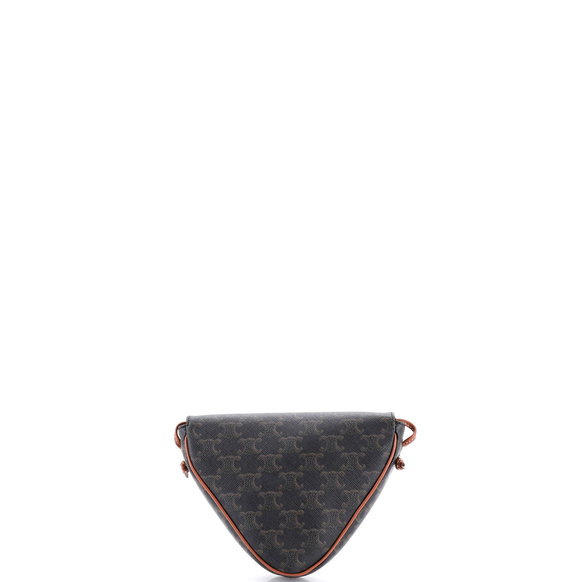 Triangle Crossbody Bag Triomphe Coated Canvas Mini