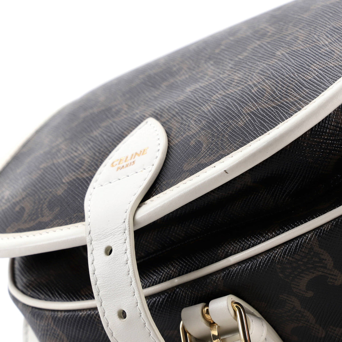 Folco Bag Triomphe Coated Canvas Medium