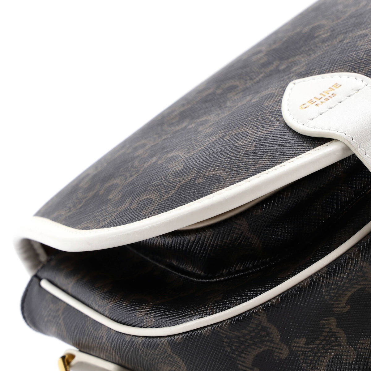 Folco Bag Triomphe Coated Canvas Medium