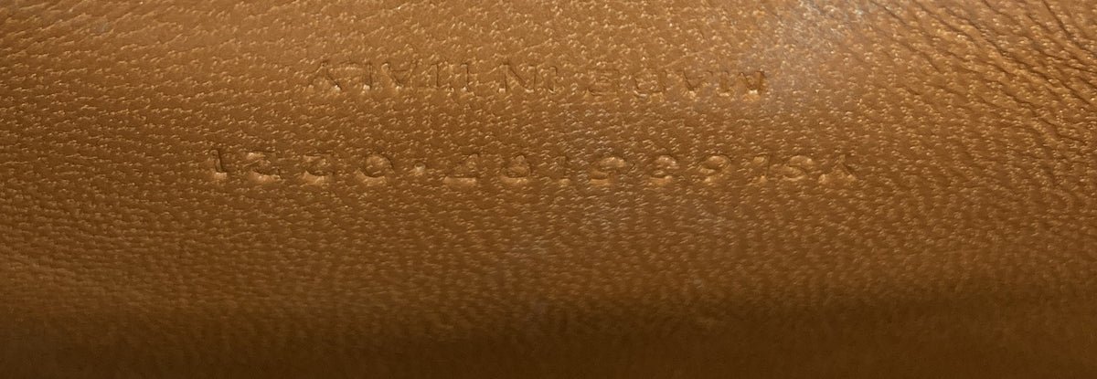 Reversed Shoulder Bag Canvas and Leather