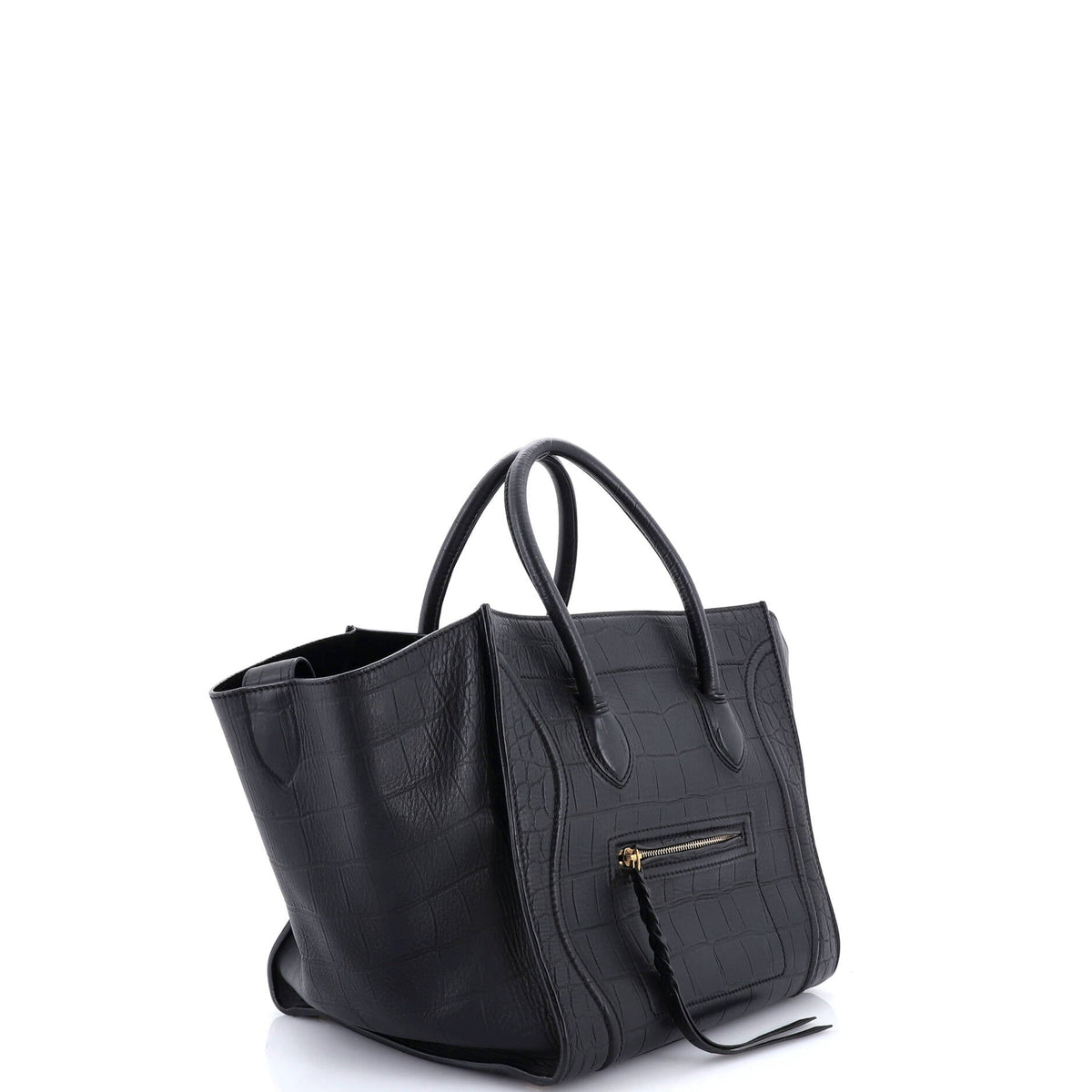 Phantom Bag Crocodile Embossed Leather Medium