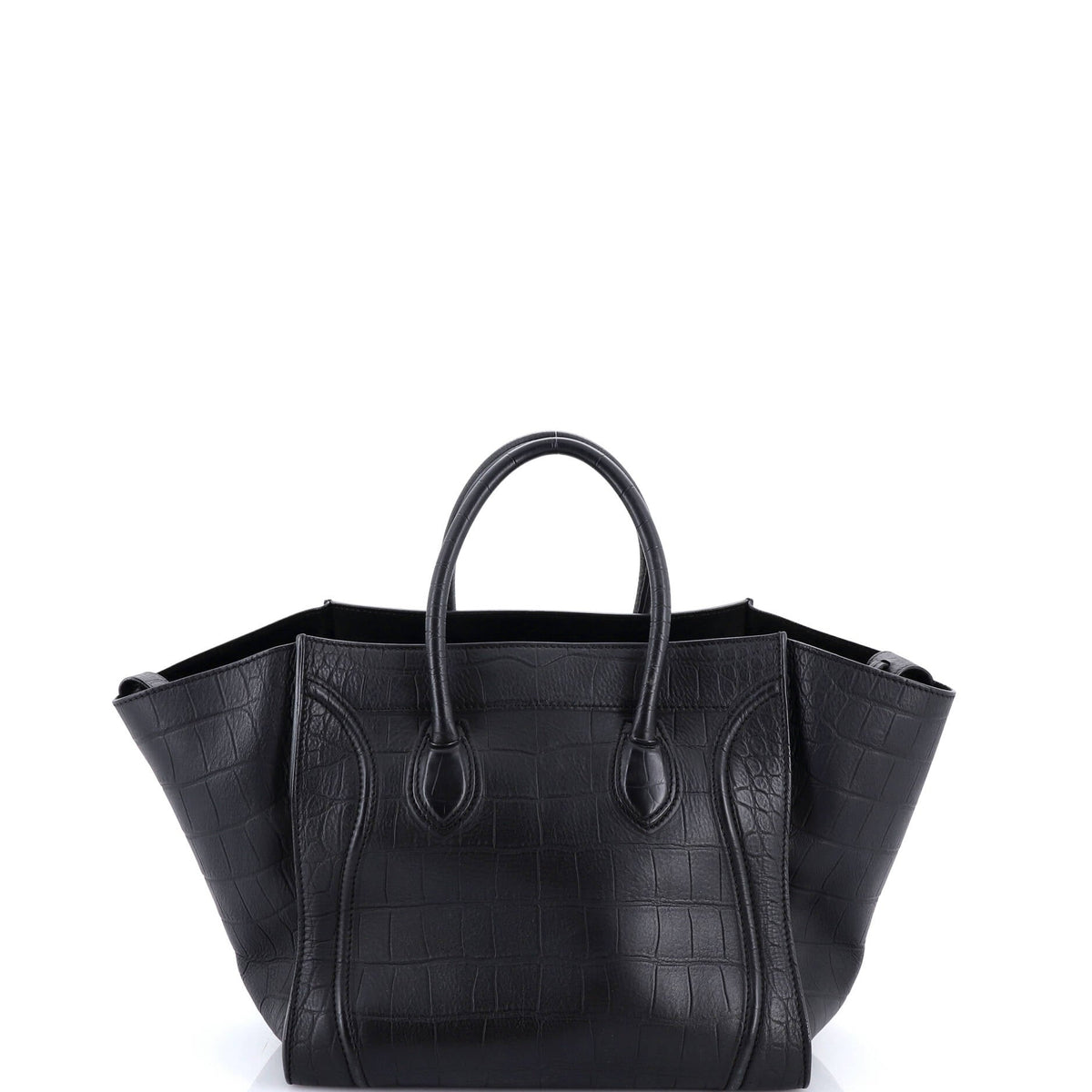 Phantom Bag Crocodile Embossed Leather Medium